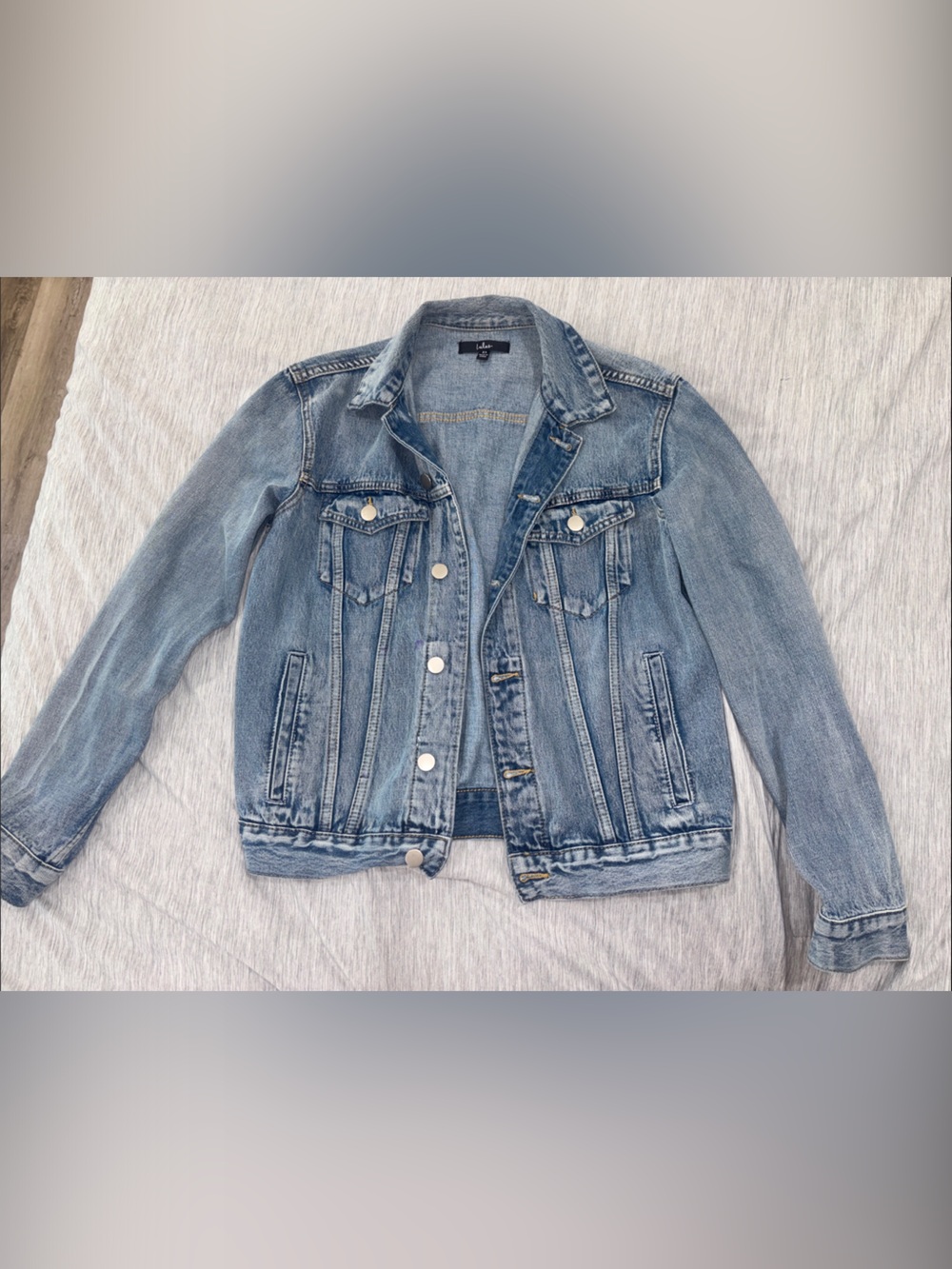 Lulu's Light Wash Blue Denim Jean Jacket